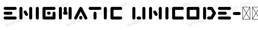 Enigmatic Unicode字体转换